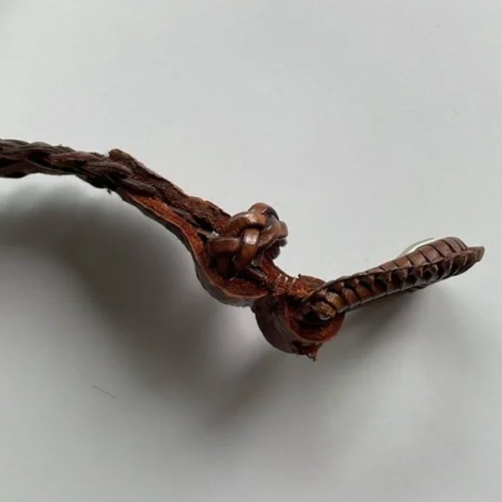 Leather Braided Belt - Picture 7 of 11